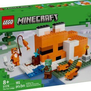 New & Sealed Lego Minecraft The Fox Lodge Retiring Set 21178